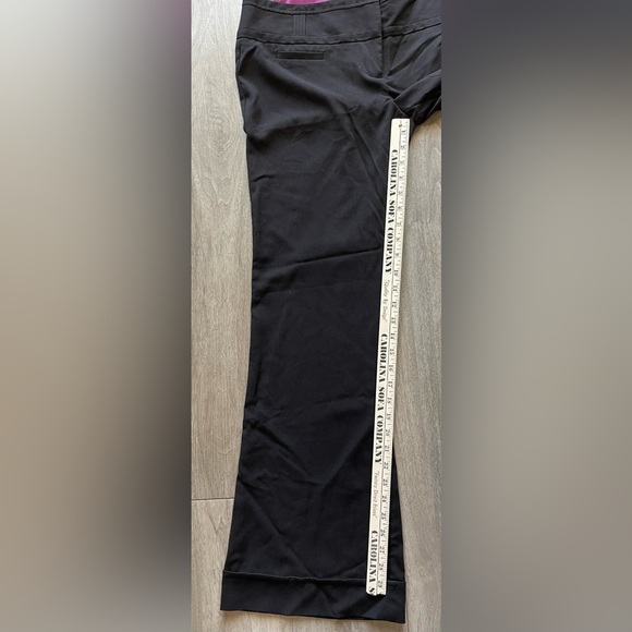 Charlotte Russe Black Mid Rise Flared Leg Dress Pants Juniors 11 - Picture 7 of 8
